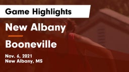 New Albany  vs Booneville  Game Highlights - Nov. 6, 2021