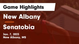 New Albany  vs Senatobia  Game Highlights - Jan. 7, 2023