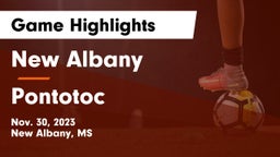 New Albany  vs Pontotoc  Game Highlights - Nov. 30, 2023