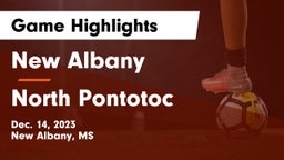 New Albany  vs North Pontotoc Game Highlights - Dec. 14, 2023