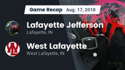 Recap: Lafayette Jefferson  vs. West Lafayette  2018
