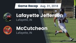 Recap: Lafayette Jefferson  vs. McCutcheon  2018