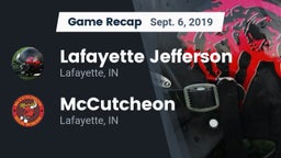 Recap: Lafayette Jefferson  vs. McCutcheon  2019