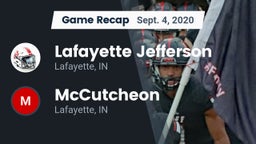 Recap: Lafayette Jefferson  vs. McCutcheon  2020