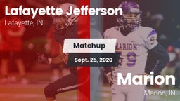 Matchup: Jefferson High vs. Marion  2020