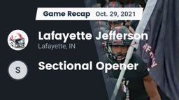 Recap: Lafayette Jefferson  vs. Sectional Opener 2021