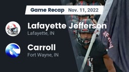 Recap: Lafayette Jefferson  vs. Carroll  2022