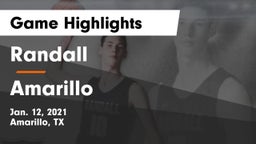 Randall  vs Amarillo  Game Highlights - Jan. 12, 2021