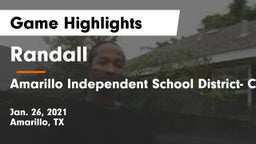 Randall  vs Amarillo Independent School District- Caprock  Game Highlights - Jan. 26, 2021