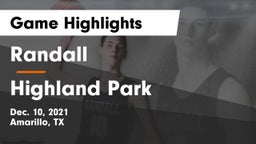 Randall  vs Highland Park  Game Highlights - Dec. 10, 2021