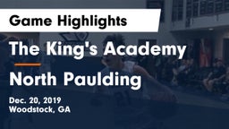 The King's Academy vs North Paulding  Game Highlights - Dec. 20, 2019