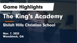 The King's Academy vs Shiloh Hills Christian School Game Highlights - Nov. 7, 2023