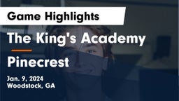 The King's Academy vs Pinecrest Game Highlights - Jan. 9, 2024