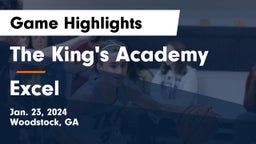 The King's Academy vs Excel Game Highlights - Jan. 23, 2024