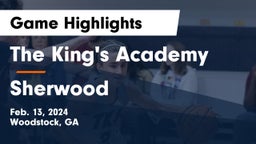 The King's Academy vs Sherwood Game Highlights - Feb. 13, 2024