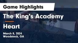 The King's Academy vs Heart Game Highlights - March 8, 2024