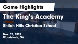 The King's Academy vs Shiloh Hills Christian School Game Highlights - Nov. 28, 2023