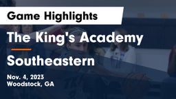The King's Academy vs Southeastern Game Highlights - Nov. 4, 2023