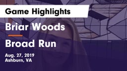 Briar Woods  vs Broad Run  Game Highlights - Aug. 27, 2019