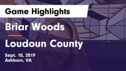 Briar Woods  vs Loudoun County  Game Highlights - Sept. 10, 2019