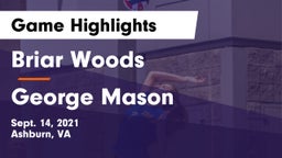 Briar Woods  vs George Mason  Game Highlights - Sept. 14, 2021