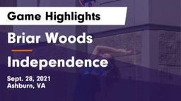 Briar Woods  vs Independence  Game Highlights - Sept. 28, 2021