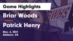 Briar Woods  vs Patrick Henry  Game Highlights - Nov. 6, 2021
