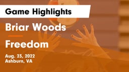 Briar Woods  vs Freedom  Game Highlights - Aug. 23, 2022