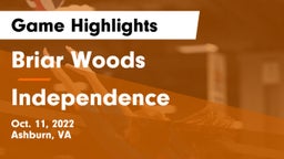 Briar Woods  vs Independence  Game Highlights - Oct. 11, 2022