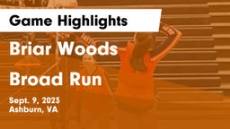 Briar Woods  vs Broad Run  Game Highlights - Sept. 9, 2023