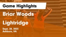 Briar Woods  vs Lightridge  Game Highlights - Sept. 28, 2023