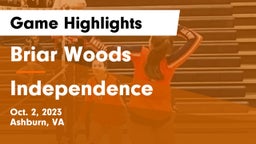 Briar Woods  vs Independence  Game Highlights - Oct. 2, 2023