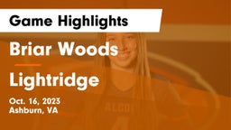 Briar Woods  vs Lightridge  Game Highlights - Oct. 16, 2023