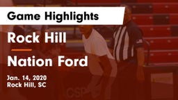Rock Hill  vs Nation Ford  Game Highlights - Jan. 14, 2020