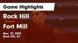 Rock Hill  vs Fort Mill  Game Highlights - Nov. 23, 2020