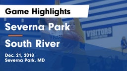Severna Park  vs South River  Game Highlights - Dec. 21, 2018