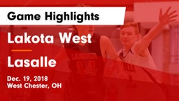 Lakota West  vs Lasalle Game Highlights - Dec. 19, 2018