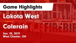 Lakota West  vs Colerain  Game Highlights - Jan. 25, 2019