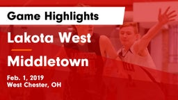 Lakota West  vs Middletown  Game Highlights - Feb. 1, 2019