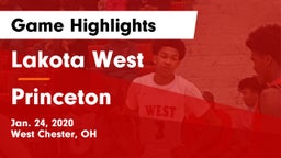 Lakota West  vs Princeton  Game Highlights - Jan. 24, 2020