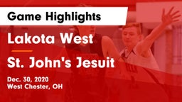 Lakota West  vs St. John's Jesuit  Game Highlights - Dec. 30, 2020