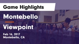 Montebello  vs Viewpoint Game Highlights - Feb 16, 2017