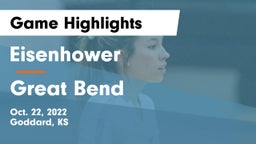 Eisenhower  vs Great Bend  Game Highlights - Oct. 22, 2022