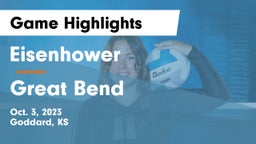 Eisenhower  vs Great Bend  Game Highlights - Oct. 3, 2023