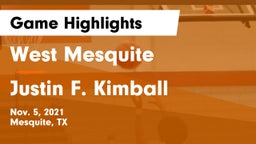 West Mesquite  vs Justin F. Kimball  Game Highlights - Nov. 5, 2021