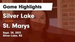 Silver Lake  vs St. Marys  Game Highlights - Sept. 28, 2022
