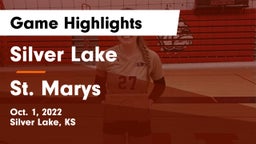 Silver Lake  vs St. Marys  Game Highlights - Oct. 1, 2022