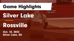 Silver Lake  vs Rossville  Game Highlights - Oct. 18, 2022