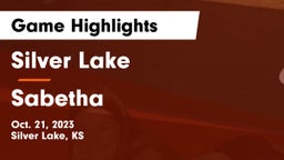 Silver Lake  vs Sabetha  Game Highlights - Oct. 21, 2023