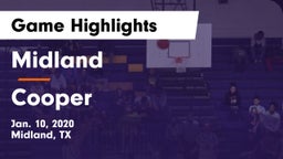 Midland  vs Cooper  Game Highlights - Jan. 10, 2020